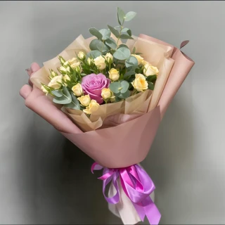 Букет Персиковое сияние